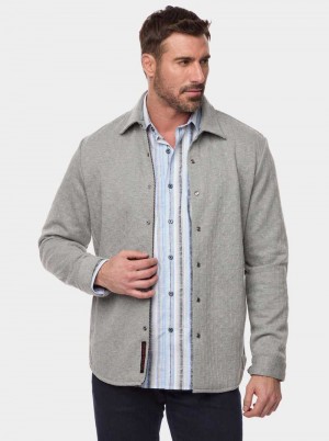 Robert Graham Billard Knit Jacket Szürke | 167BLVOMF