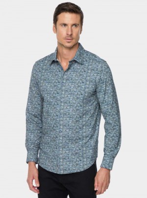 Robert Graham Clarendon Long Sleeve Button Down Shirt Szürke | 834XJHTCR