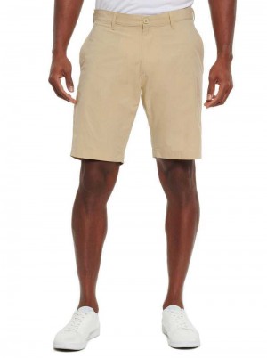 Robert Graham Deacon Performance Shorts Khaki | 695BMKPFA