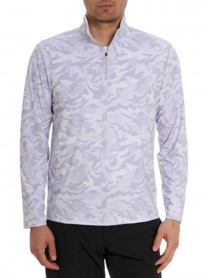 Robert Graham Faro Long Sleeve Knit Fehér | 378AVNFOY