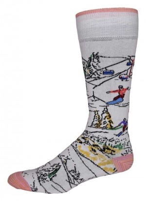 Robert Graham Gondola Sock Fehér | 801XGARVI