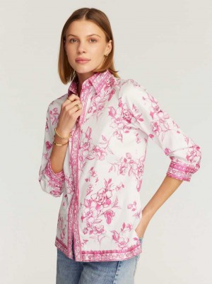 Robert Graham Hadley Shirt Rózsaszín | 942NWTFRM