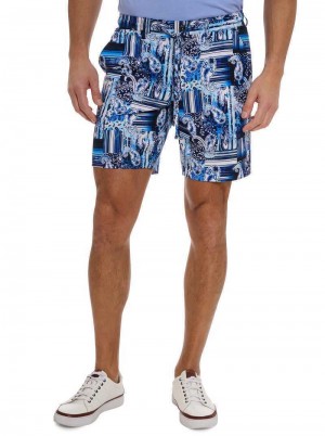Robert Graham Makua Shorts Kék | 471UKNMPY