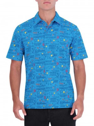 Robert Graham Negroni Polo Világos Kék | 632UQASWV