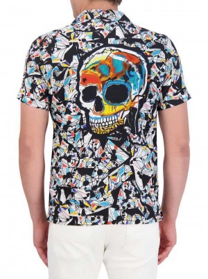 Robert Graham Omura Short Sleeve Button Down Shirt Multi | 782ZRFQCS