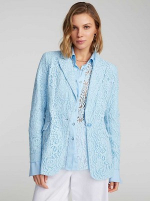 Robert Graham Penelope Jacket Világos Kék | 167QWNZLO