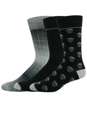 Robert Graham Skull 3 Pack Socks Multi | 029MUTDGE