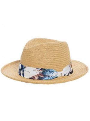 Robert Graham Straw Trilby Natural | 027DPIBZR