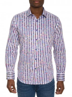 Robert Graham Tonale Long Sleeve Button Down Shirt Multi | 412FNQPOX