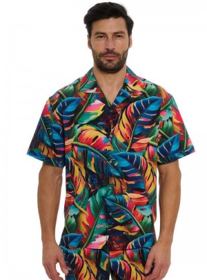 Robert Graham Toucan Short Sleeve Button Down Shirt Multi | 759KMUAFX