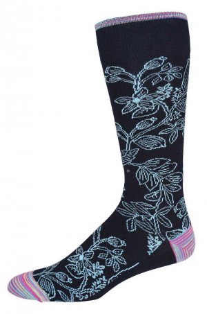 Robert Graham Valmont Sock Sötétkék | 406YPWQXM