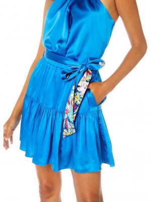 Robert Graham Vanessa Skirt Sötétkék | 042CZTOJY