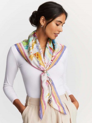 Robert Graham Wanderlust Ride Silk Scarf Multi | 589CKDSPV